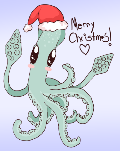 christmas_squid_by_eruanna-d4jfdfk.png