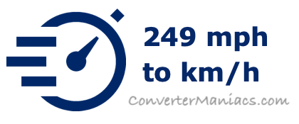 249-mph-to-kmh.png